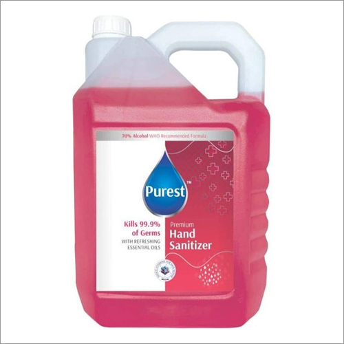 5 Ltr Purest Premium Hand Sanitizer Liquid Age Group: Adults
