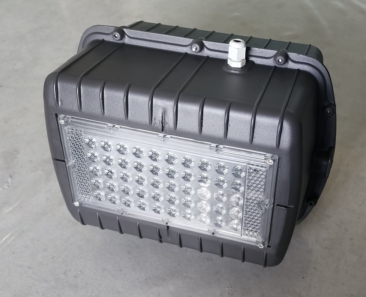 High Mast Lighting - Adc 12 Aluminum, Graphite Gray | Multi-usage Housing For Solar, Ac Connection, Flood Light, And Street Light With Multi Lens
