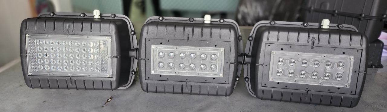 High Mast Lighting - Adc 12 Aluminum, Graphite Gray | Multi-usage Housing For Solar, Ac Connection, Flood Light, And Street Light With Multi Lens