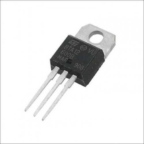 BTA12-600B Power Transistor - 600V, 12AMP, NPN Type | Industrial Application, Black Color, Maximum Operating Temperature 125°C