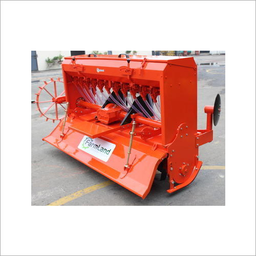 Orange Roto Seeder