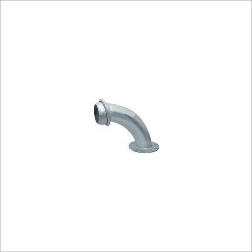 Silver 90 Degree Bend Male Flange