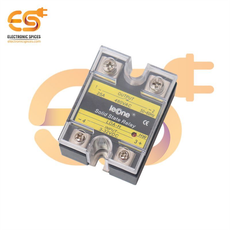 Ssr-25da 3v-32v Dc 25a Solid State Relay