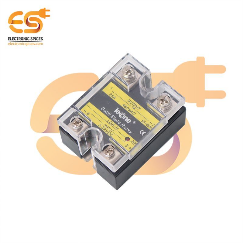 Ssr-25da 3v-32v Dc 25a Solid State Relay
