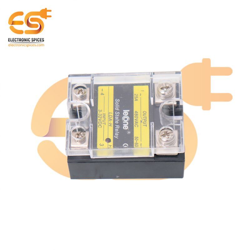 Ssr-25da 3v-32v Dc 25a Solid State Relay