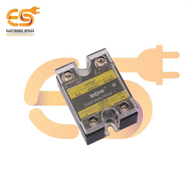 Ssr-40da 3v-32v Dc 40a Solid State Relay