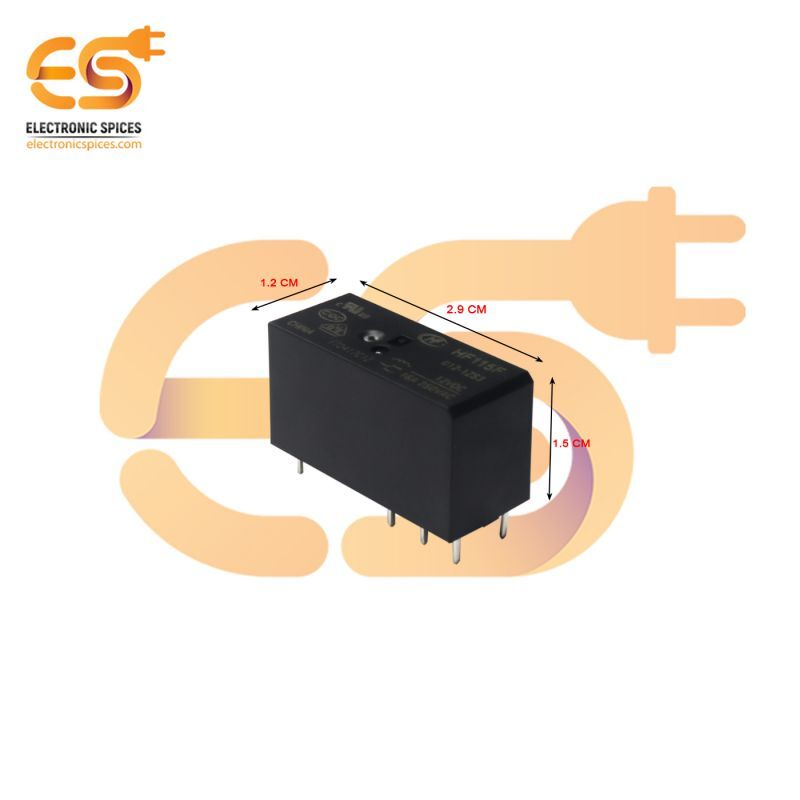 12v Dc 250v Ac 16a 6 Terminal No Hf115f-i/012-1hs3a Switching Current Pcb Panel Mount Power Relay