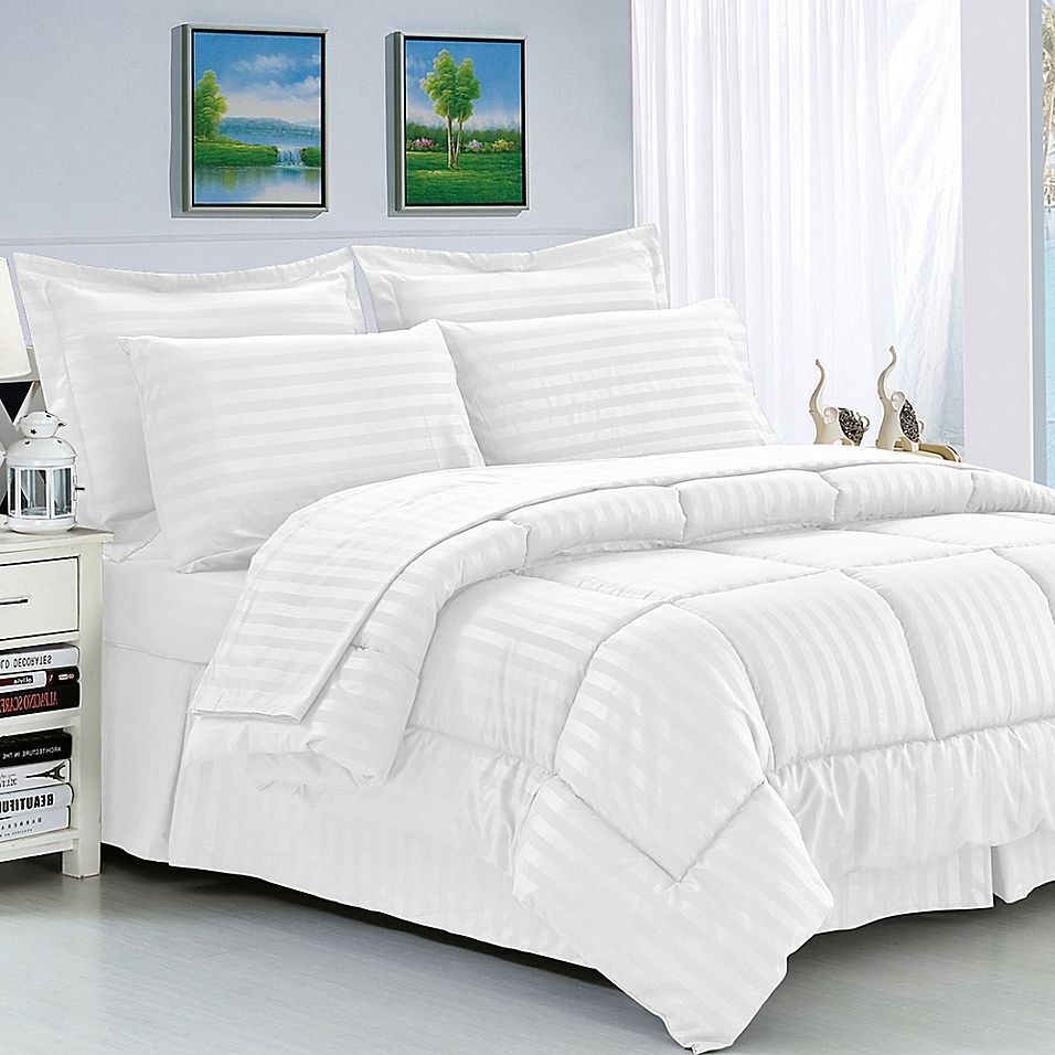 White Cotton Duvet Size: King