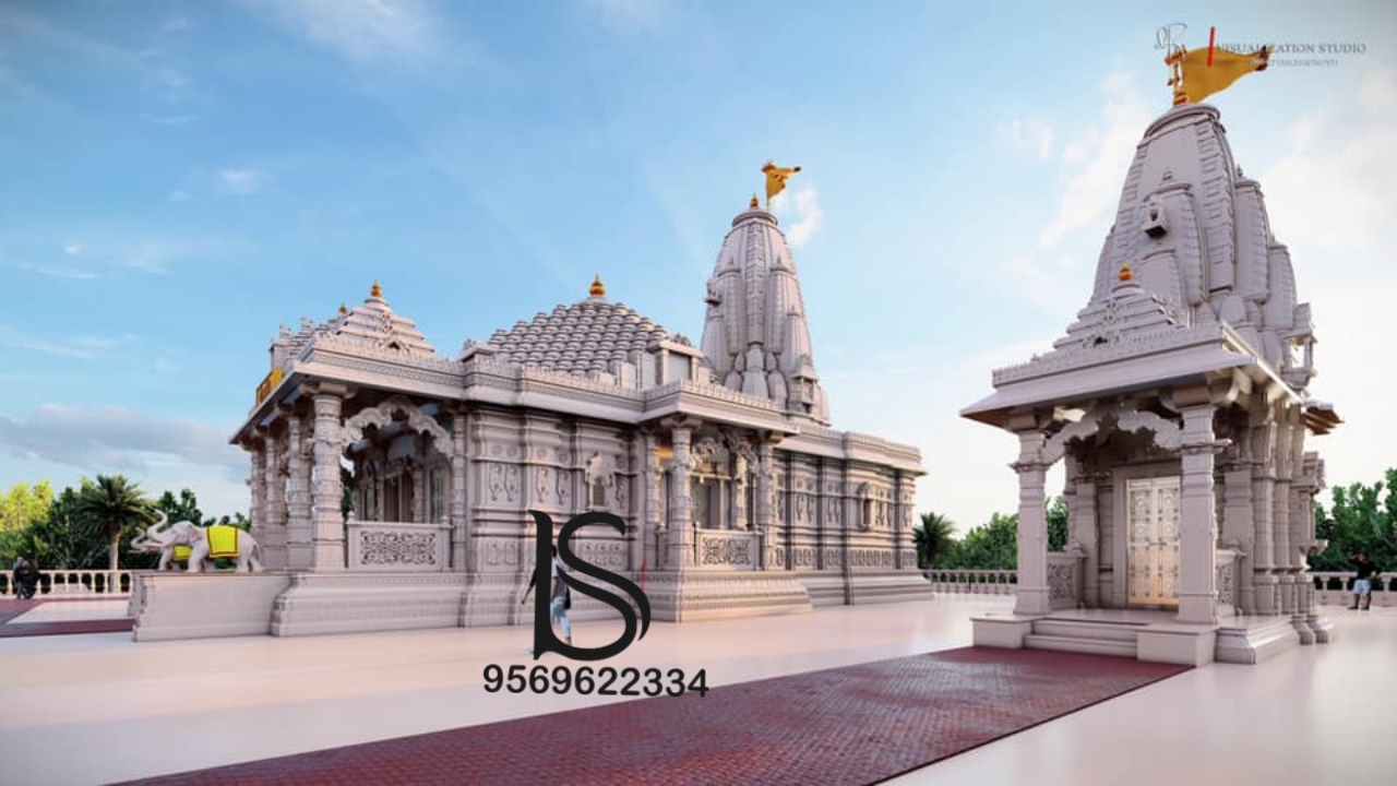Decorative Sandstone Temple Application: Worship