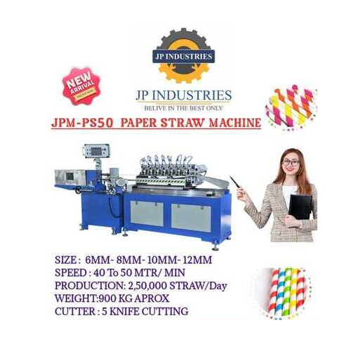 U Shape Paper Straw Making Machine