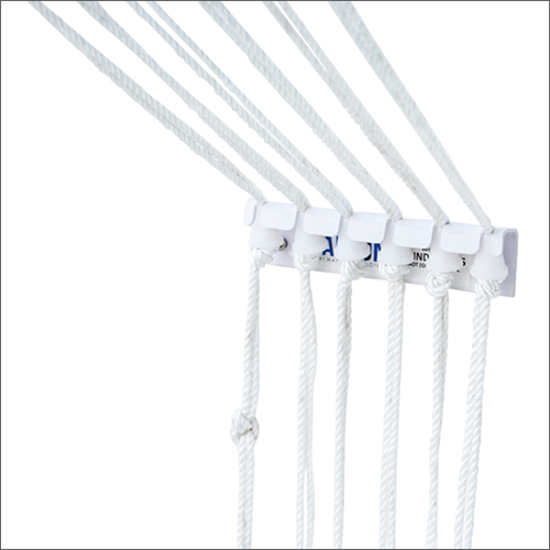 Separate Rope Ceiling Pulley Operated Cloth Hanger - Metal, Silver Color , Durable Design For Efficient Drying Space