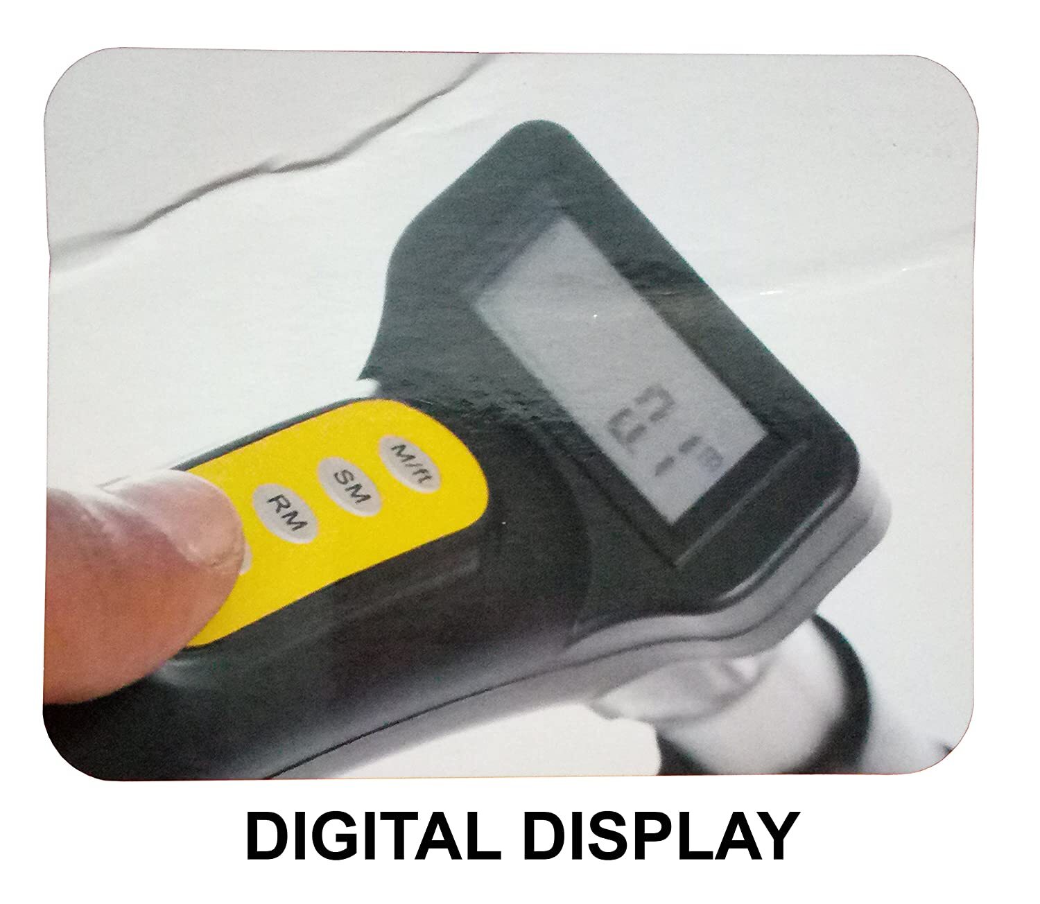Yellow Freemans Mw04-plastic Five Digit Digital Display Multiple Unit Measuring Wheel