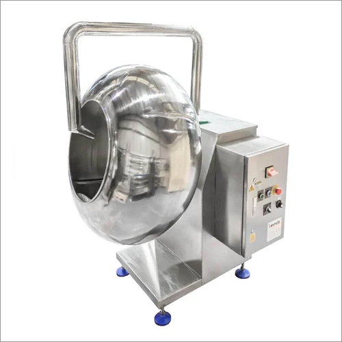 Tablet Coating Machine - Metal Construction, Silver Finish | Automatic Control Mode, Warranty Included