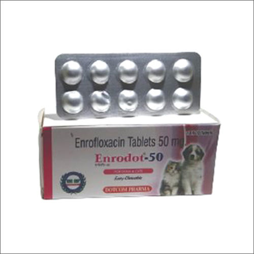 एनरोफ्लॉक्सासिन 50mg टैबलेट ब्रांड - एनरोडॉट -50 मिलीग्राम