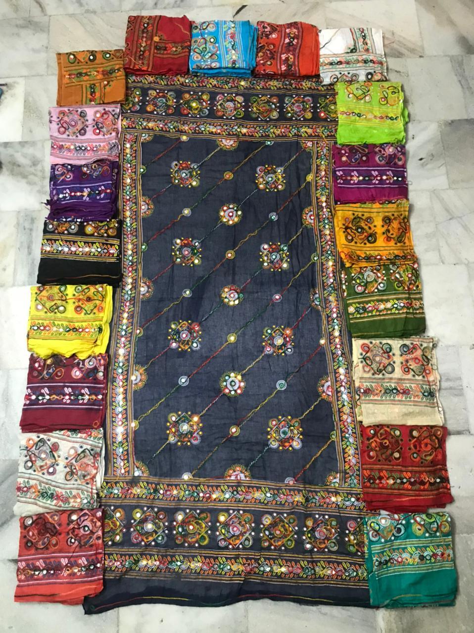 Indian Gamthi Work Dupatta
