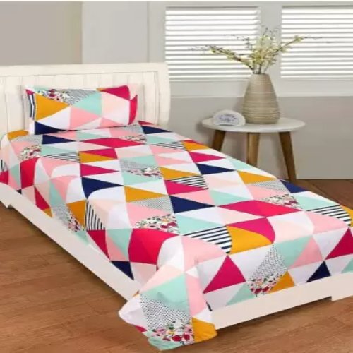 P.rtrend 190 Tc Polycotton Single Printed Bedsheet Application: Home