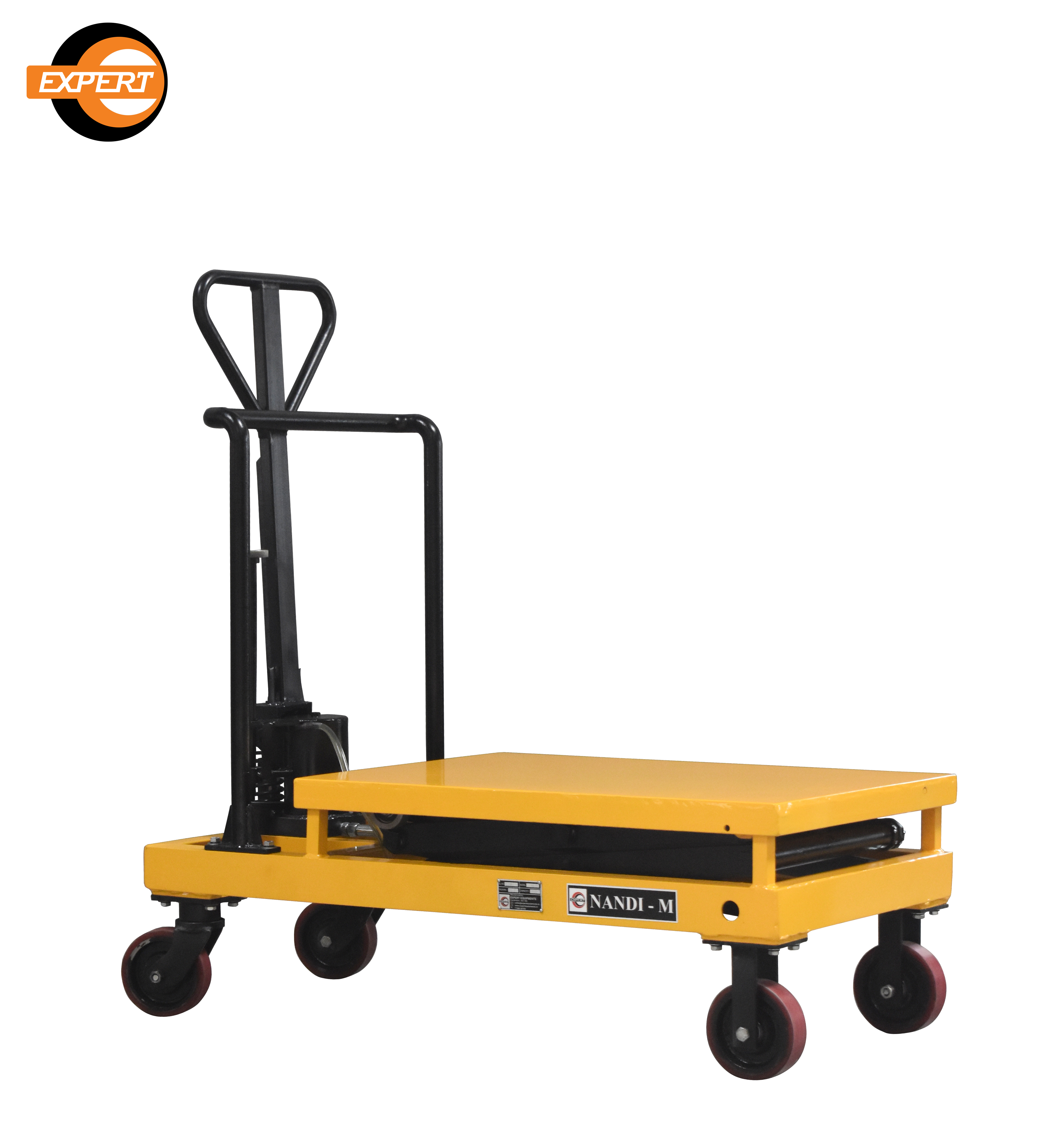Silver Adjustable Platform Trolley