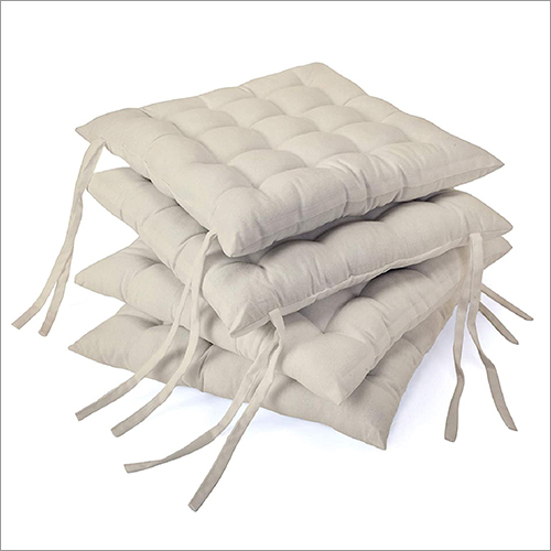 Plain Cushions - Cotton Filling, Square Shape, White Color | Soft, Durable, Long-Lasting Quality