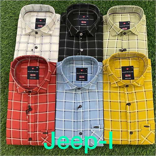 Multicolors Mens Twills Shirt