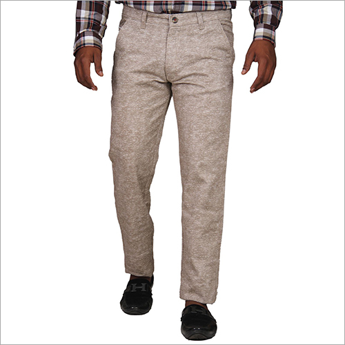 Mens Plain Cotton Trousers