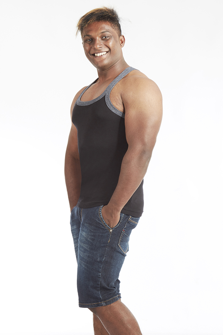 Crepeon Gym Vest Rn - 100% Cotton, Available In S, M, L, Xl | Sleeveless Design, Incredible Comfort With Long-lasting Quality