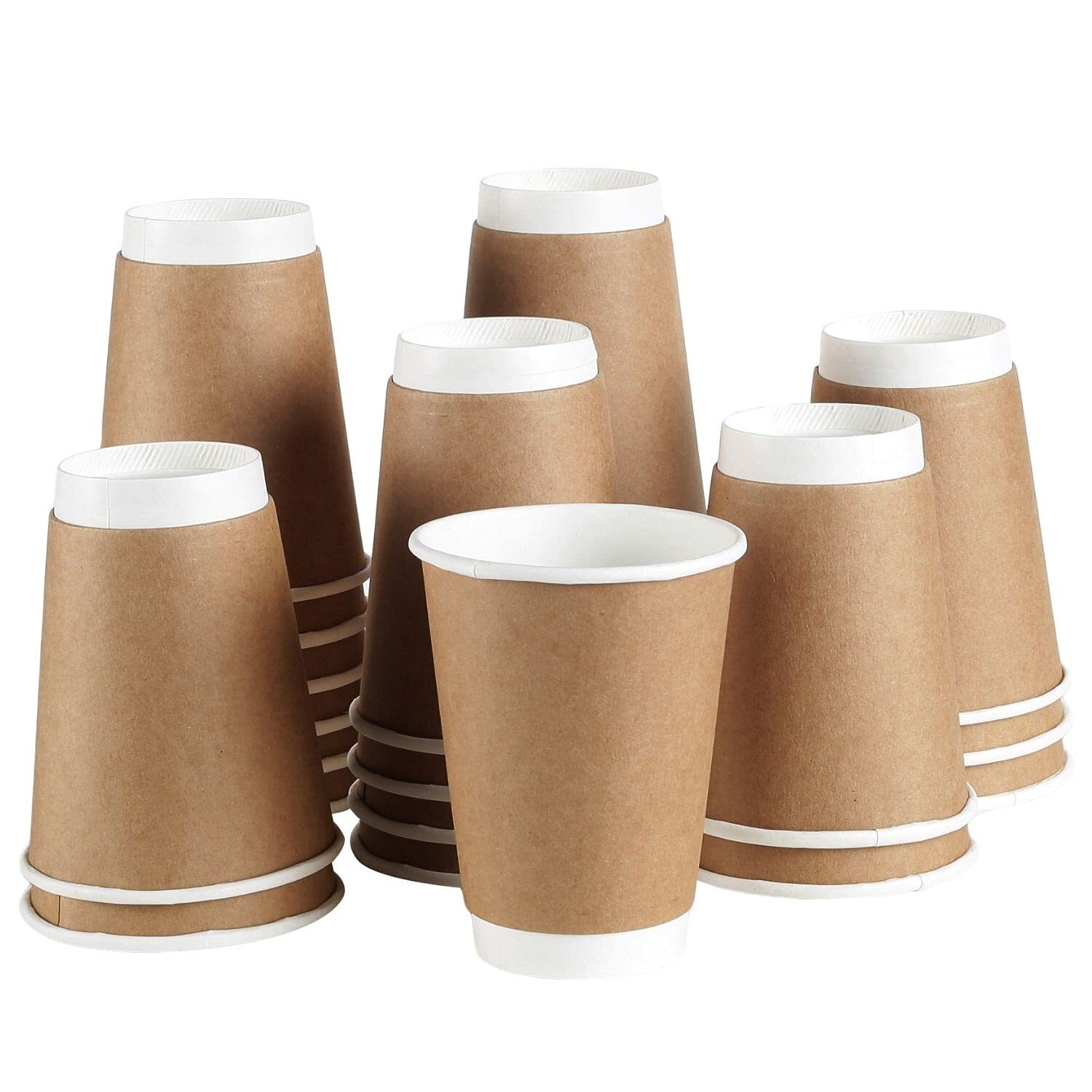 Paper Cups Single Wall & Double Wall - 210ml Size, Multi-color Virgin Paper, Suitable For Hot & Cold Drinks | Ideal For Tea And Cold Water Service