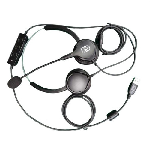 Black Easytalk Usb Call Center Headset