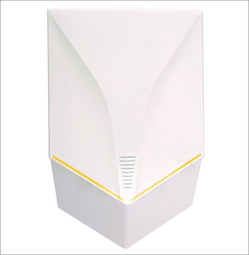 Automatic Hand Dryer - ABS Material, 410*240*135 mm Dimensions | Wall Mount, Glossy Finish, 25000 RPM Motor Speed, 1000W Power