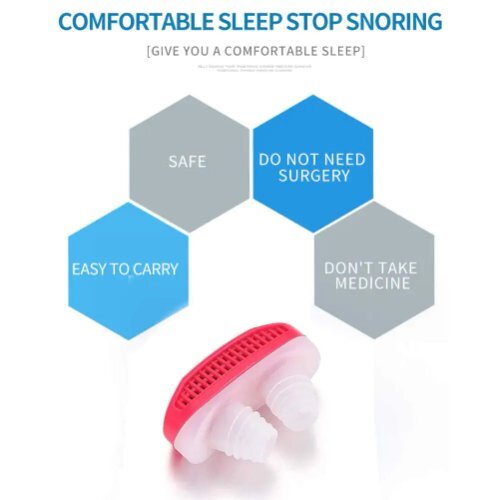 Multi Color Air Purifier Nose Clip For Prevent Snoring