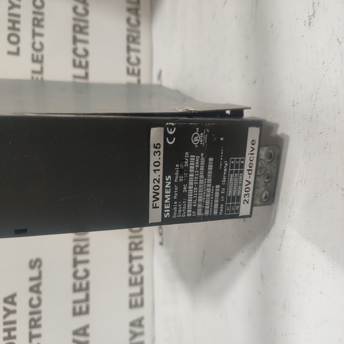 Siemens Sinamics 6sl3120-2te13-0aa0 Double Motor Module