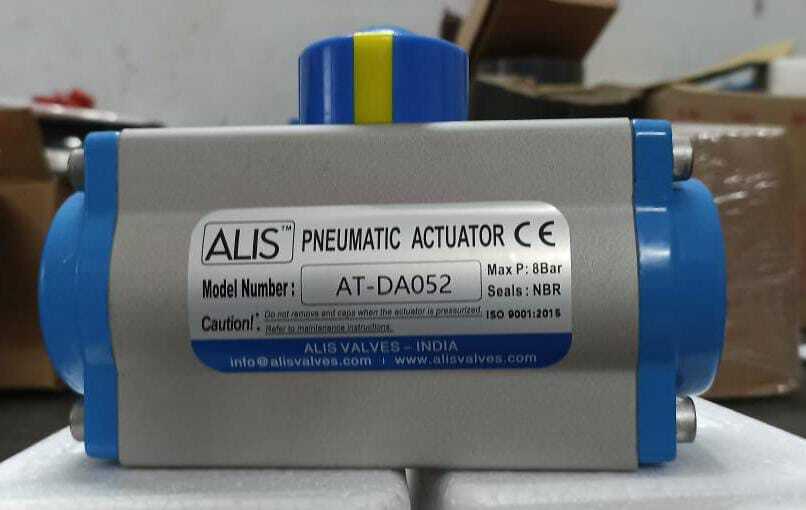 Gray Pneumatic Actuator