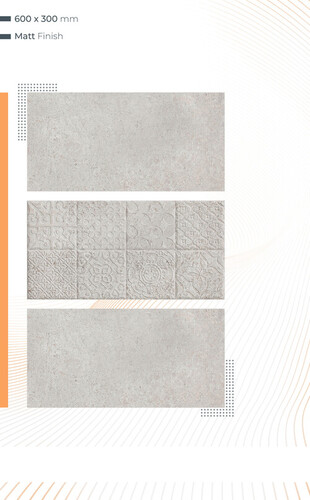 बाथरूम के लिए ग्रे ग्लेज़ेड वॉल टाइल्स