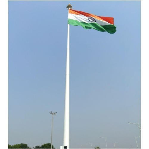 Silver High Mast Flag Pole