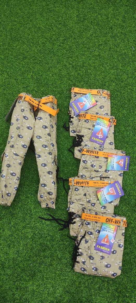 Kids Cargo Pants - Cotton Fabric, 6 Pocket Design, Modern Style | Breathable, Washable, Customized Logo