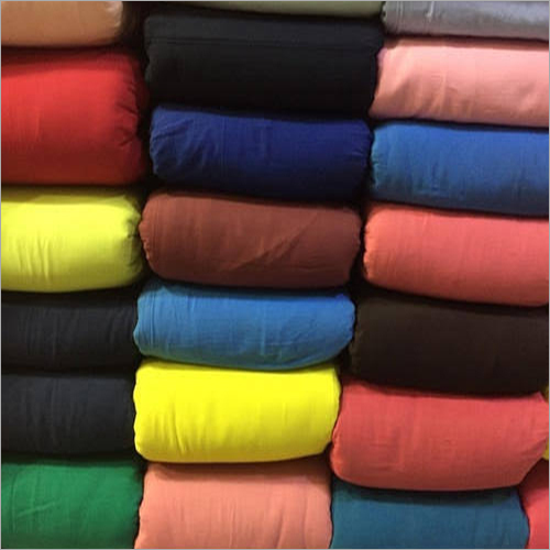 Multicolor Dyed Rayon Fabric