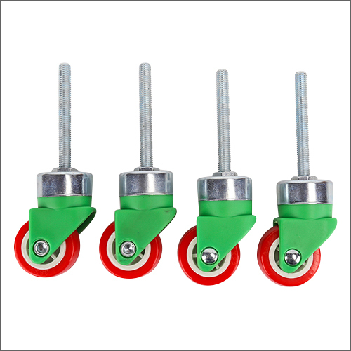 मल्टीकलर M8-D38-16T कास्टर व्हील