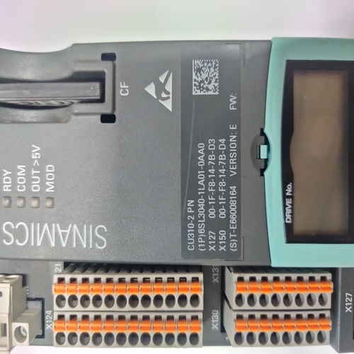Electric Panel Siemens Sinamics 6sl3040-1la01-0aa0 Control Unit-power Module