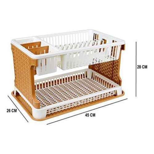 White Kitchen Organizer Rack