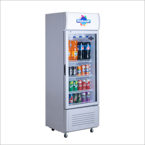 White 300 Ltr Single Door Visi Cooler