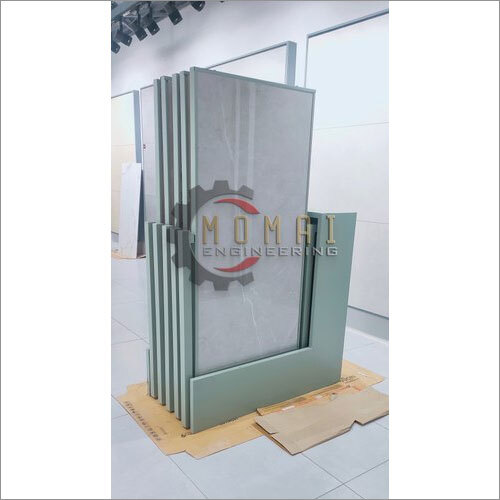 Modern Sliding Rotating Tile Display Stand Application: Commercial