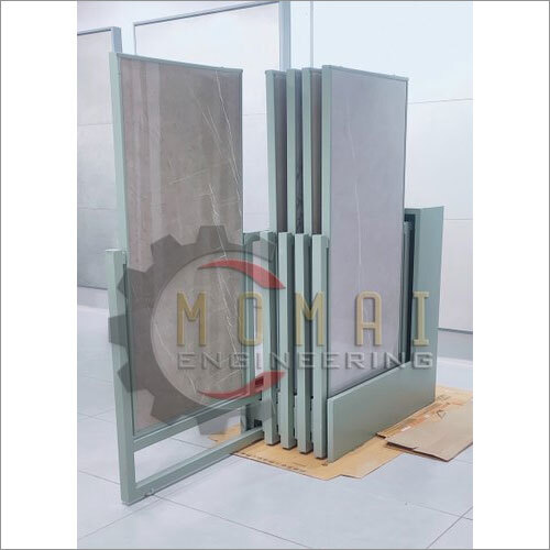 Modern Sliding Rotating Tile Display Stand Application: Commercial