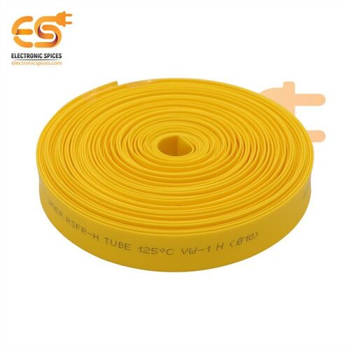 10mm Yellow color polyolefin heat shrink tube