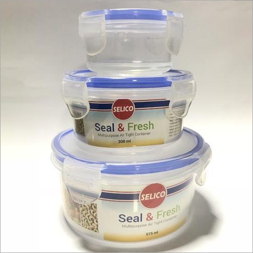 Lock N Lock Container - Plastic, 100-1500ml Capacity, Transparent | Airtight, Lightweight, Versatile for Food, Accessories, Samples, Organized Storage