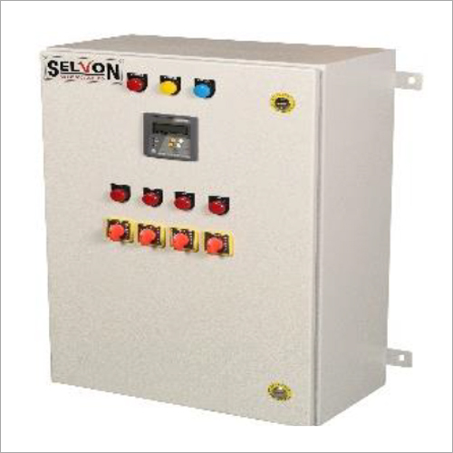 AMF Panel - Mild Steel Construction, 4 Pole Motorized Changeover Switch, White Powder Coated Finish | Automatic Transfer Switch for Emergency Generator Activation and AC Mains Monitoring