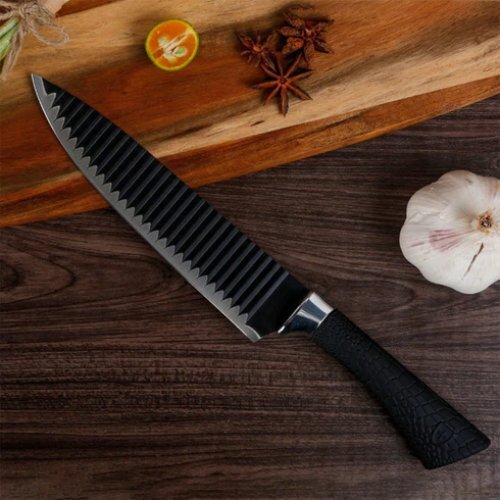 Stainless Steel Knife Set With Chef Peeler And Scissor