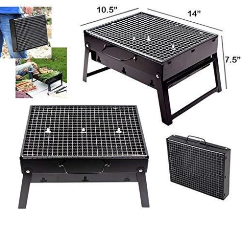 Folding Barbeque Charcoal Grill Oven
