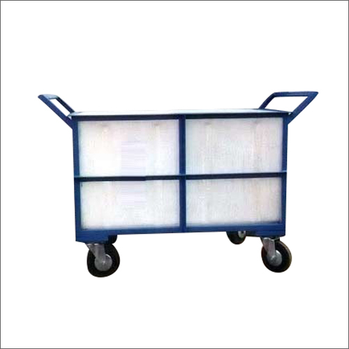 300Ltr प्लास्टिक लॉन्ड्री ट्रॉली आवेदन: उद्योग