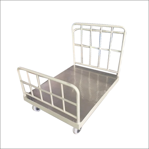 SS Platform Trolley - Stainless Steel, 1200x900x750 mm, Silver | Ideal for Industrial Fabric Storage, Load Capacity 300kg