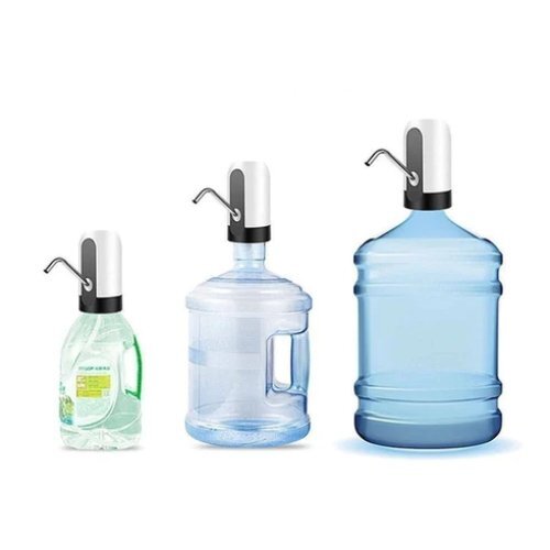 White Drinking Cooler Usb Charging Portable Pump Dispenser