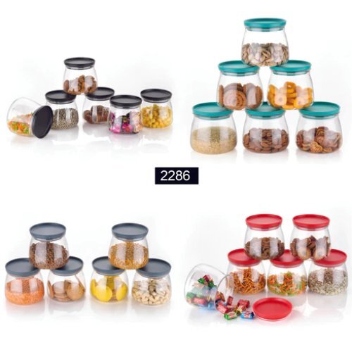 Plastic Matka Shaped Jar With Air Tight And Leak Proof Lid
